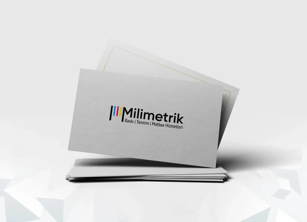 Kartvizitler baskı örneği